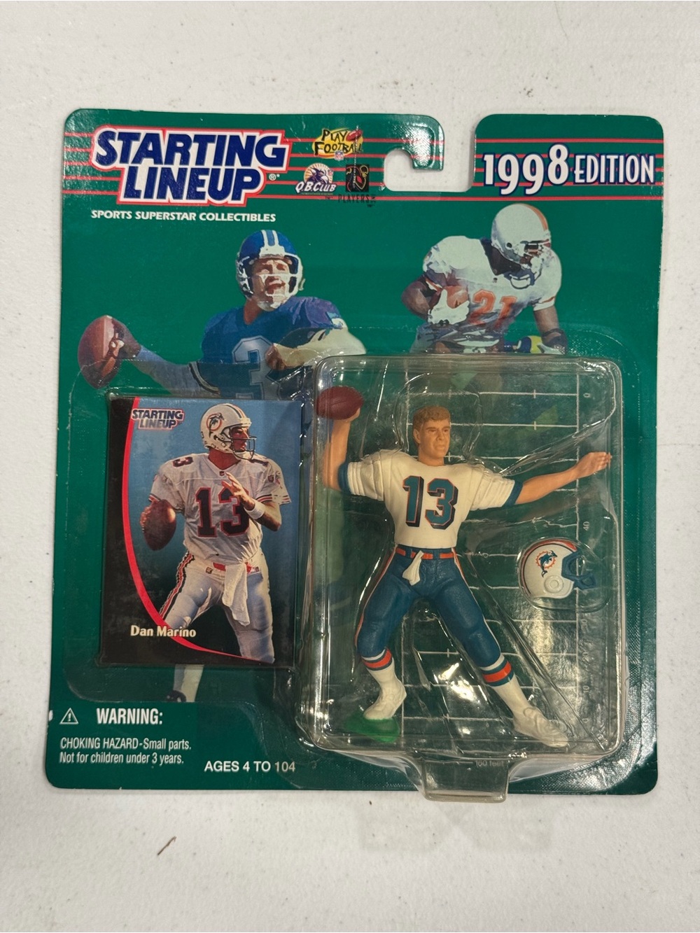 Dan Marino 1998 Starting Lineup Figure‎ Miami Dolphins New In Box and Sealed